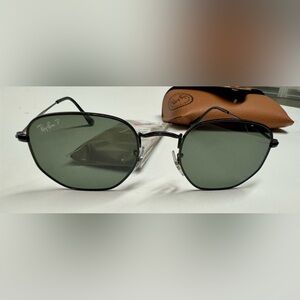 RAY-BAN hexagonal Flat lend POLARIZED Sunglasses